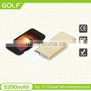 Metal Rectangle Charger, 5200mAh Capacity, Colorful Choice,1A Output,145g thumbnail-6