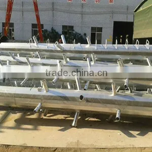 Galvanized Steel Tower Monopole Accessory Polygonal Communication Steel Pole Made In China thumbnail-1
