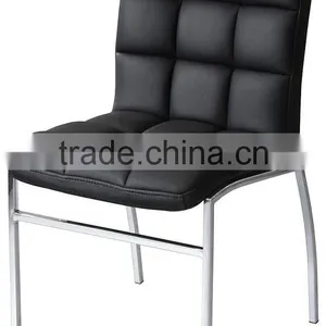 DC-2505 Black Barcelona Design Dining Chair With Checkerboard thumbnail-2