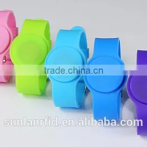 RFID Silicone Bracelets, Access Control RFID Wristbands/Paper Bracelets/Soft PVC Wristbands thumbnail-2
