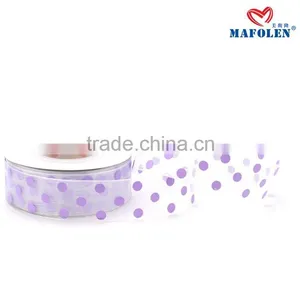 Wholesale the Ribbon Boutique 4' Wide Printing Polka Christmas Dot Deco Poly Mesh thumbnail-1