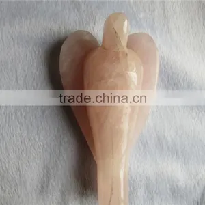 2015 Hot Quartz Crystal Angels Sale / Natural Carving Angels Wholesale/natural,decor Small Rock Crystal Angel Figurines for Sale thumbnail-4