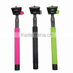 Hot and Wholesale Phone Camera Wireless Bluetooth Selfie Stick Monopod thumbnail-1