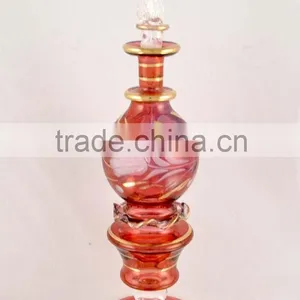 14 K Gold Egyptian Glass Perfume Bottles thumbnail-1