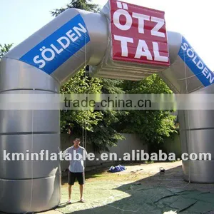 Silvery Inflatable Arch thumbnail-1