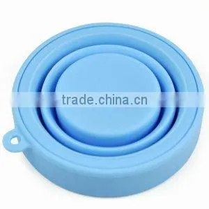 BPA-Free Dishwasher Safe Folding Collapsible Silicone Travel Camping Cup thumbnail-2