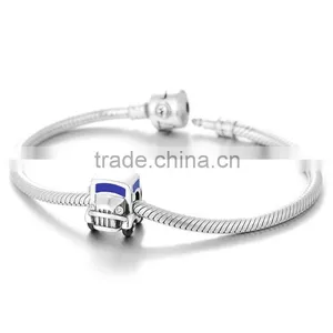 European Style Sterling Silver Charms Fashio Car Charms Fit Diy Bracelet thumbnail-3
