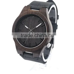 Eco-friendly Handmade Genuine Men Wrist Watch Sandalwood Quartz Watches thumbnail-6