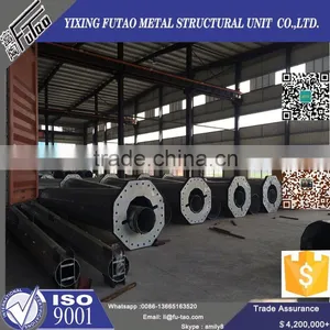 High Quality Galvanized Steel Utility Poles thumbnail-3