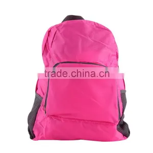 Nylon Foldable Portable Zipper Travel Hiking Backpack Outdoor Shoulder Bags thumbnail-5