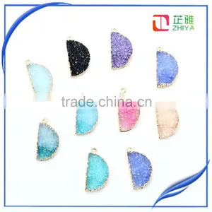 Cheap Resin Druzy Jewelry Druzy Connector Wholesale thumbnail-2