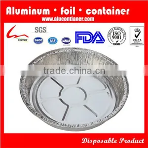 9 Inch Round Foil Take Out Container WIth Board Lids thumbnail-1