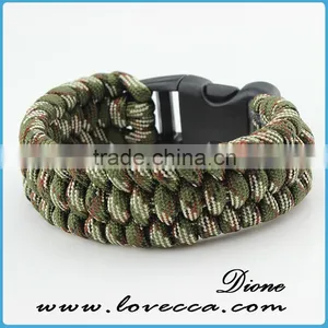 Military Colors Cheap Survival Bracelets Cross Paracord Outdoor Bracelets thumbnail-1