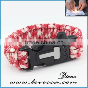 the Newest High Quality Paracord Bracelet Wholesale Paracord Bracelet for Girl Weave Style thumbnail-5