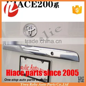 Chrome Accessories Rear Door Trim Strips Booth Streamer for Toyota Hiace 05-16 thumbnail-1