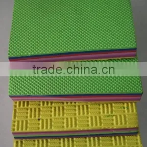 Natural Crepe Rainbow Color Rubber Sheets With Pattern thumbnail-3