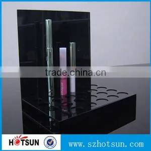 Fashionable High Clear Acrylic Holes Display Box With Black Bottom Wholesale thumbnail-2