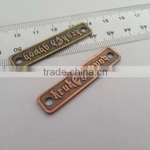Best Quality Cheapest Antique Brass Brand Logo Metal Label thumbnail-6