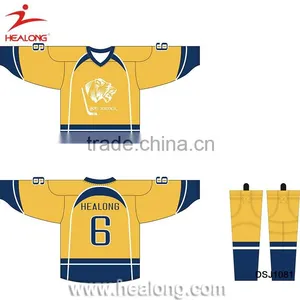 Hight Qulity Cheap Hot Sale Reversible Sublimation Ice Hockey Wear Shirts Jerseys China thumbnail-4