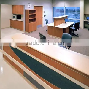 Modern Reception Desk Cheap White Baking Finished Reception Desk thumbnail-1