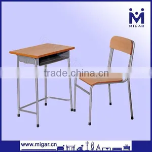 Cheap Simple Hot Sale School Table and Chair Set 1 Person MG-0201 thumbnail-1