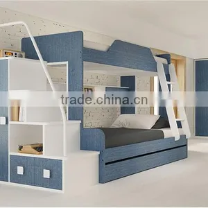 Modern Design Kids Bunk Bed With Cowboy Color thumbnail-6