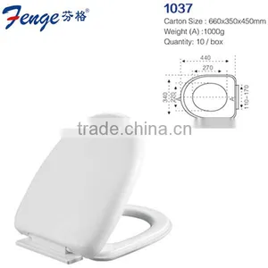 FG730PP Good Quality Toilet Seat Buffers Closed Coupled Seat Cover White thumbnail-1
