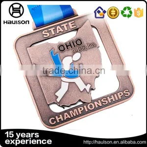 Ww2 Wholesale Custom Medals Five Stars 3d Hollow Out Diecast Soft Enamel Zinc Alloy Imitation Gold Plating Soccer Sports Medal thumbnail-6
