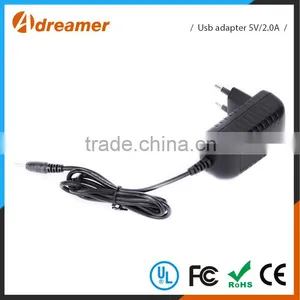 Manufacturers OEM &ODM 5V 2.0A Universal Usb Home Charger for Mobile Phone/pc thumbnail-1