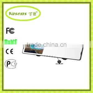 Car Dvr 4.3"vehicle Black Box Night Vision Mirror Car DVR With Backup Camera and G-Sensor thumbnail-4