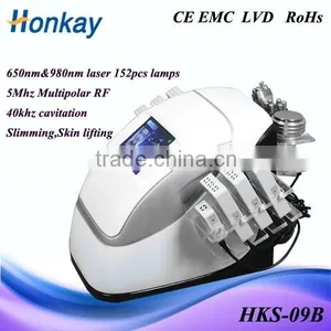 Skin Lifting Best Lipo Laser+ Cavitation + 5Mhz RF Slimming Machine For Sale Body Slimming Machine thumbnail-1
