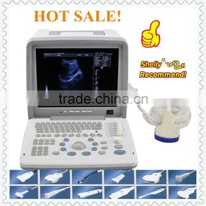 2016 Large Screen LED Hot Sale Portable Ultrasounic Diagnose Scanner Machine System With 2 Probe/Transducer Connector thumbnail-1