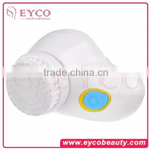 Vibrating Soft Brush Deep Pore Skin Care Electric Facial Face Cleansing Brush Set for Men thumbnail-5