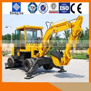 Wheel Hydraulic Excavator of 4.5tons thumbnail-1