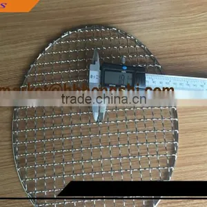 Round Galvanized Barbecue Grill Wire Mesh / BBQ Grill Netting Price (factory) thumbnail-1