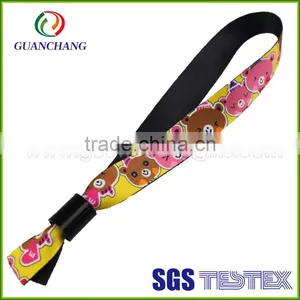 China Custom Fashion Colorful Promotional Polyester Bracelet thumbnail-5