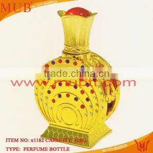 2014 The Newest Golden Arabia Dammam Perfume Bottle thumbnail-1