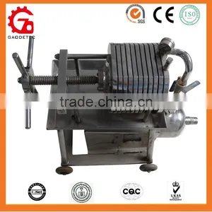 Small Manual Multi-Layer Stainless Steel Frame Filter Press For Laboratory thumbnail-1