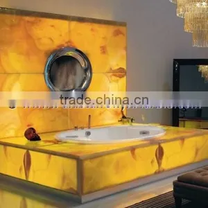 MODERN LIGHTWEIGHT ONYX BATHROOM COUNTERTOPS thumbnail-5