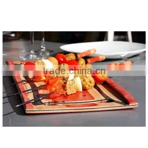 Serving Tray. Skateboard Wood Tray. Colorful Tray thumbnail-1