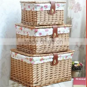 Wholesale White Wicker Storage Hamper Wicker Storage Trunk thumbnail-6
