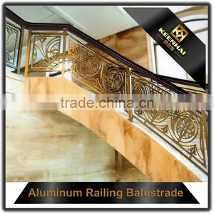 Interior Antique Bronze Handrails Aluminium Anodized Railing thumbnail-1