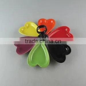 Colorful Divided Ceramic Candy/cake Display Stand in Stocked thumbnail-3