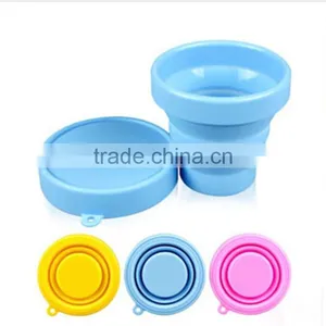 Silicone Folding Cup For Outdoor Travel/Eco-friendly Silicone Portable Cup /Innovation Silicone Cup thumbnail-2