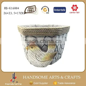 22 CM Magnesia Craft Garden Decoration Duck Statue Flower Pot thumbnail-2