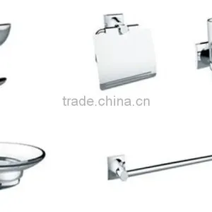 CLASSIC BATHROOM ACCESSORIES 5PC SET CHROME PLATING CHEAP thumbnail-1