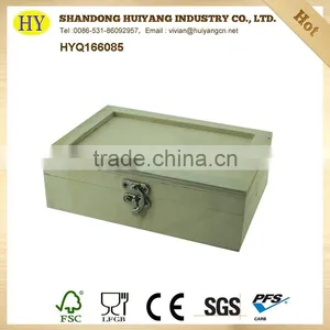 FSC DIY Christmas Gift Wooden Box With Photo Frame thumbnail-1