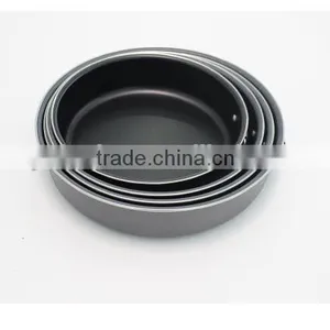 4pcs Colorful High Quality Big Round Aluminum Bakeware Set thumbnail-1