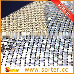 Manufacturer Good Price Metal Sequin Fabric Bathroom Curtains thumbnail-4