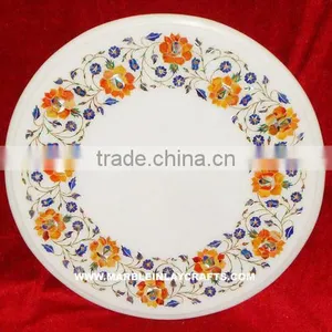 Exporter Beautiful Marble Inlay Table Tops thumbnail-1